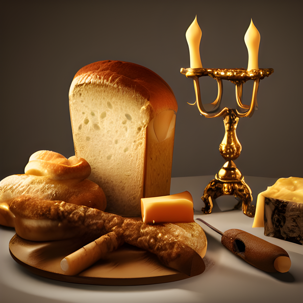 Still_life_with_candelabra__bread__sausage_and_cheese(Mark_Brooks).png