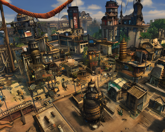 Big steampunk city