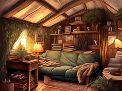 cozy den 0