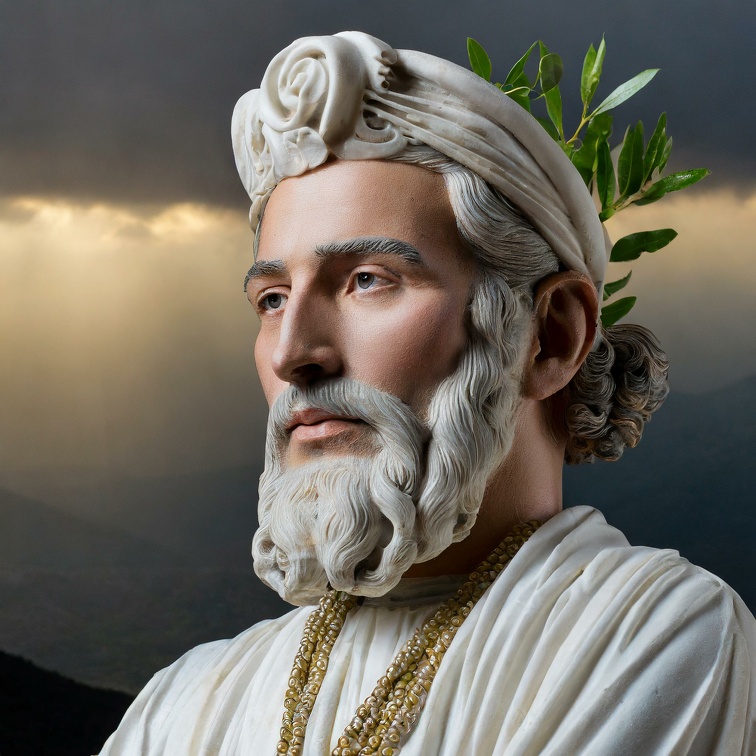 Firefly Portrait of the ancient Greek male physician Galenos of Pergamon which expresses the unity o.jpg
