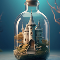Das Schloß in der Flasche